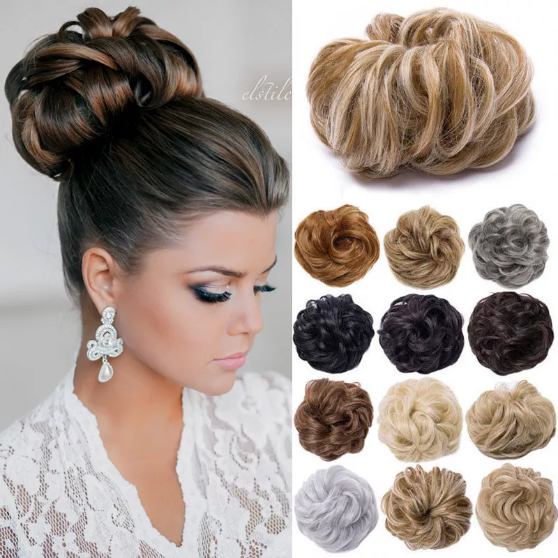 Fake buns 2024 for hair