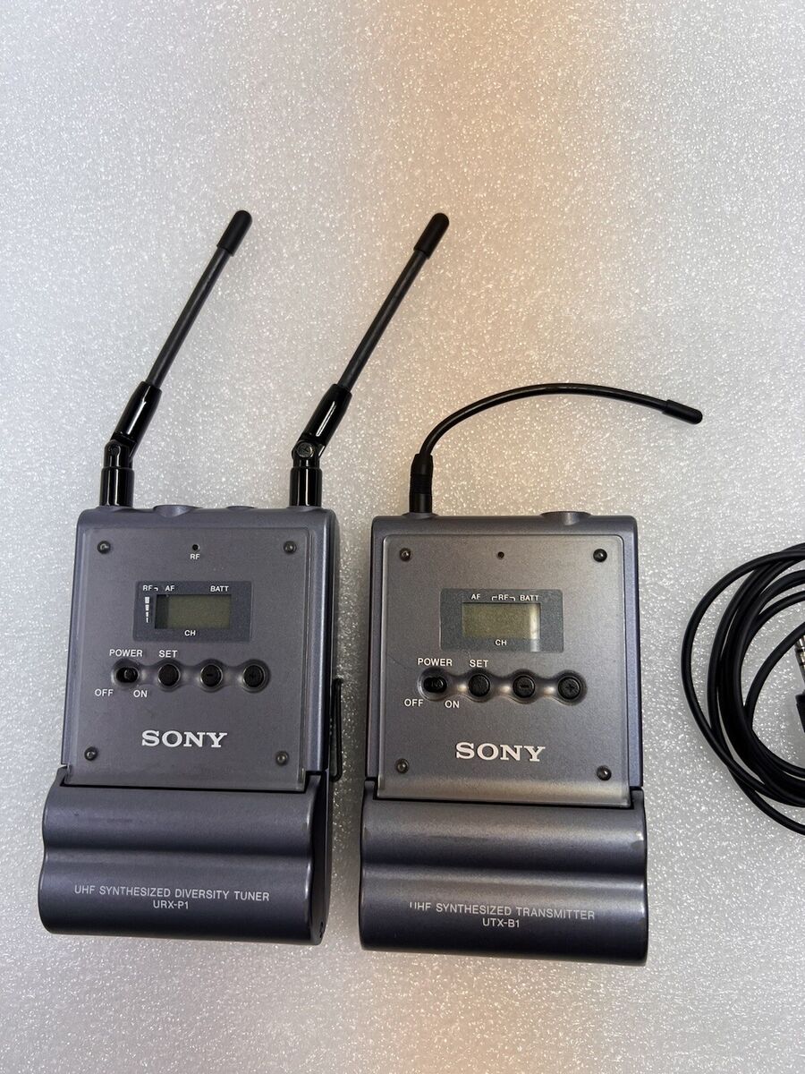 Sony URX-P1 UTX B1 Wireless UHF Diversity Tuner & Receiver Sony URX-P1 UTX B1 Wireless UHF Diversity Tuner & Receiver