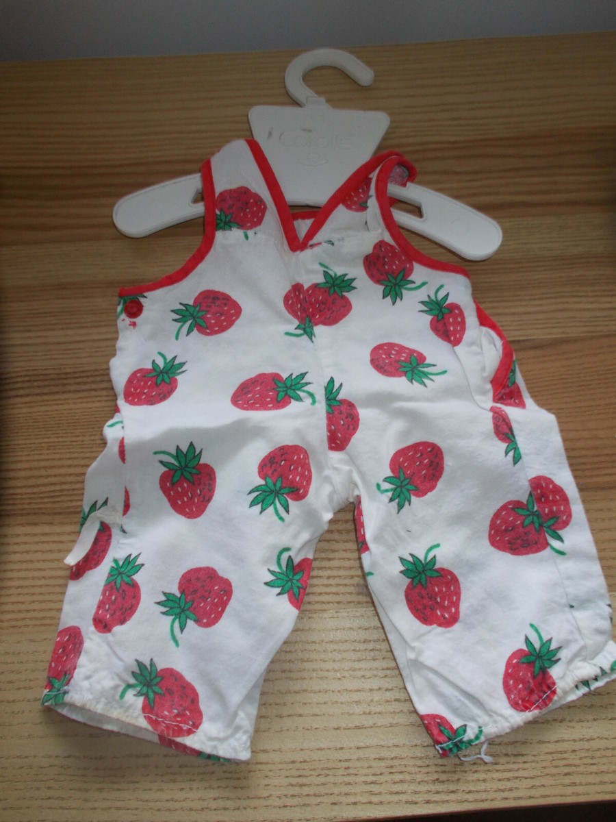 Tenue pour poupée 42 cm | Pyjama cerise - Konges Slojd - little cecile
