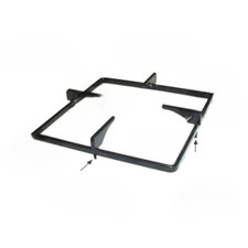 Indesit griglia cucina 1 fuoco smaltata nera cm.20 x 20 grande 2 perni laterali