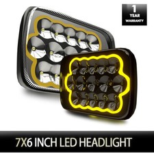 2PCS For Toyota Tacoma 1995 1996 1997 & Pickup 5X7" 7X6 LED Headlights Hi/Lo DRL