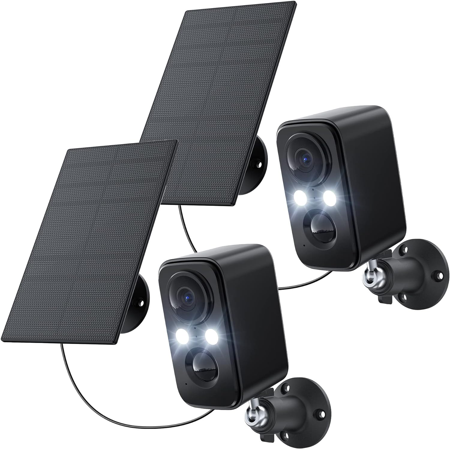 Security Cameras Wireless Outdoor, Flood Light Solar Cameras for Home Security,