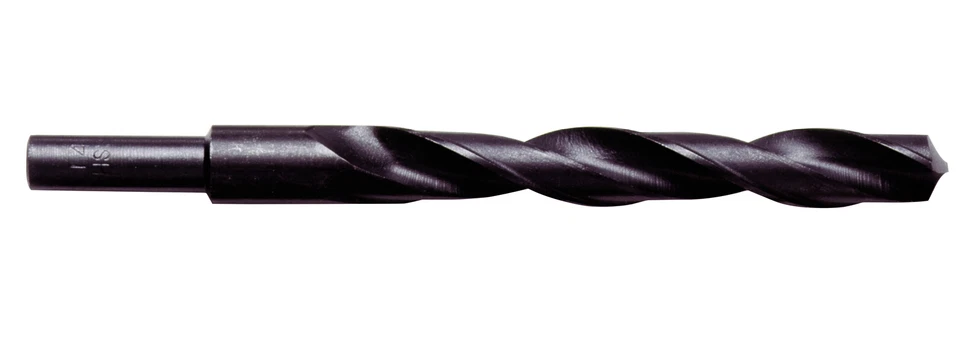 SCHRAUBENSHOP24 Spiralbohrer Bohrer 10,2 - 25 mm HSS-R Metallbohrer reduziertem Schaft DIN 338