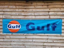 Gulf Banner - Workshop Car Garage Man Cave Display Sign Toy