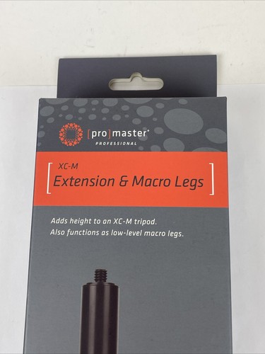 Promaster Extension & Macro Leg Set For XC-M 525 Tripods #3559 New In Box - Picture 2 of 6
