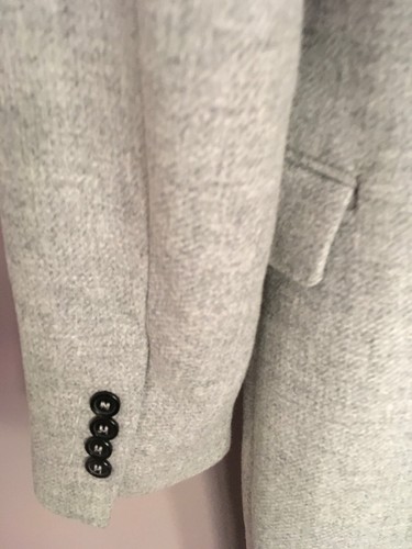 NEU ZARA DAMEN ZWEIREIHIGER MANTECO PREMIUM QUALITÄT STOFF MANTEL GRAU Gr. S - Bild 13 von 23