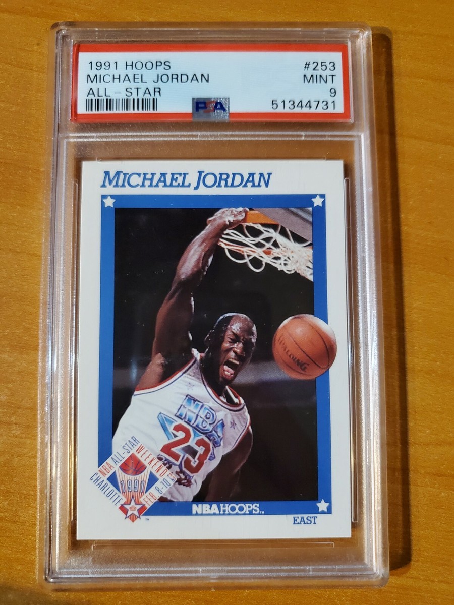 1991 NBA Hoops ALL-Star Michael Jordan Card #253 PSA MINT