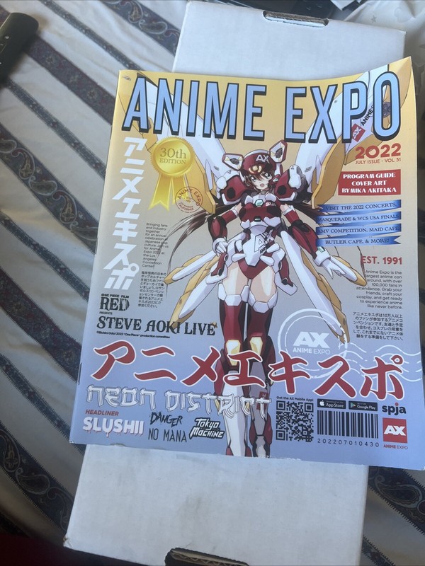 Anime Expo AX 2022 Official Event Magazine