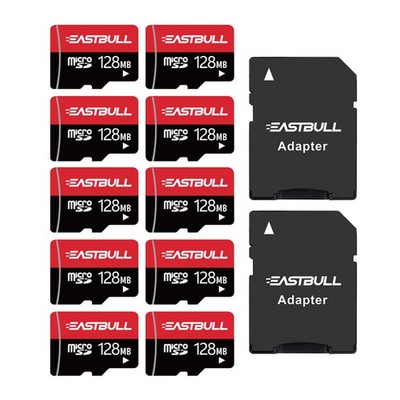 (Not 128GB) 128MB 10-Pack of Micro SD Cards, SD Memory Cards 128MB SD Cards P...