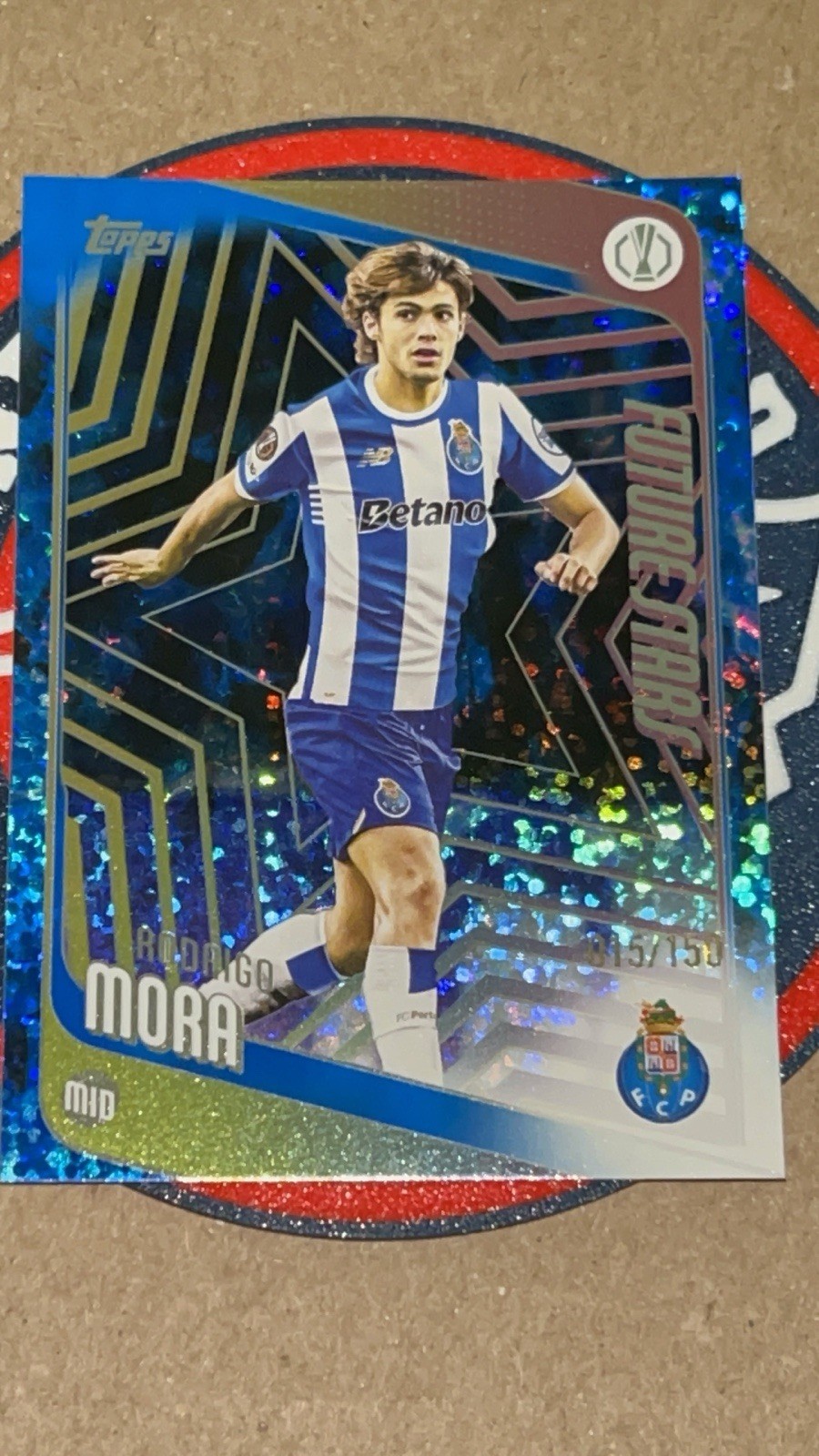 Topps 2025-26 UEFA Club Competitions Rodrigo Mora #83 FC Porto Blue /150
