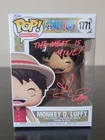 Funko Pop! One Piece - Monkey D Luffy #1771 Signed Colleen Clinkenbeard No Coa!