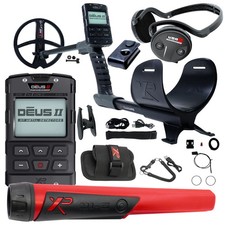XP DEUS II Fast Multi Frequency Metal Detector 9 Coil 2 Sets of Headphones