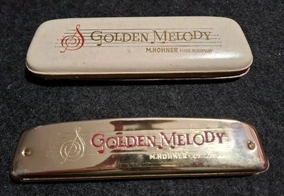 Mundharmonika - Golden Melody M. Hohner - inkl. Originalbox