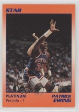 1990-91 Star Platinum /1000 Patrick Ewing #22 HOF 1f8