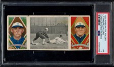 T202 Hassan 🔥Shoeless JOE JACKSON 🔥 w/ Lord & Tannehill 🔥 PSA 1
