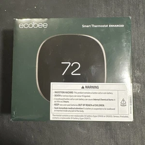 Ecobee EB-STATE6L-01 Smart Thermostat Enhanced, Black new factory sealed (524)
