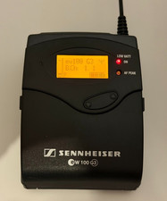 Sennheiser SK 100 G3 Frequenz: 1785 - 1800 MHz 1G8-Band Taschensender WIE NEU 