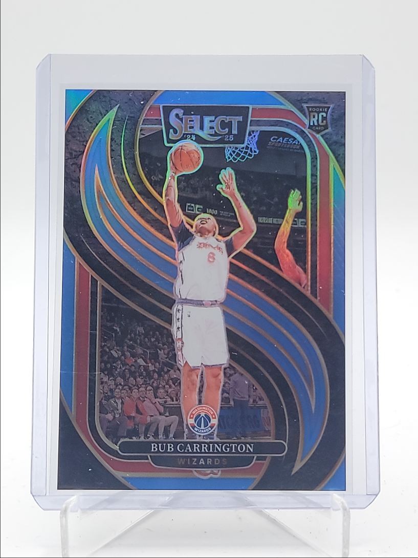 BUB CARRINGTON 2024-25 SELECT PREMIER LEVEL ROOKIE LIGHT BLUE RC /299 Q3599