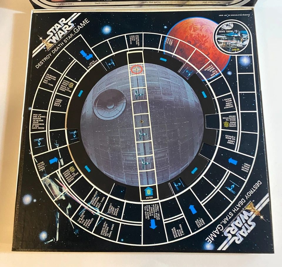 Juego de mesa Kenner Star Wars Destroy The Death Star 1978 completo de colección Foto 2 de 4