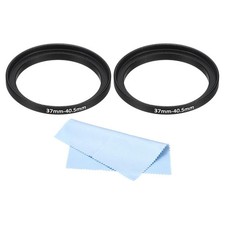 37mm-40.5mm Step Up Ring Camera Lens Filter Adapter Ring Filter with Cloth