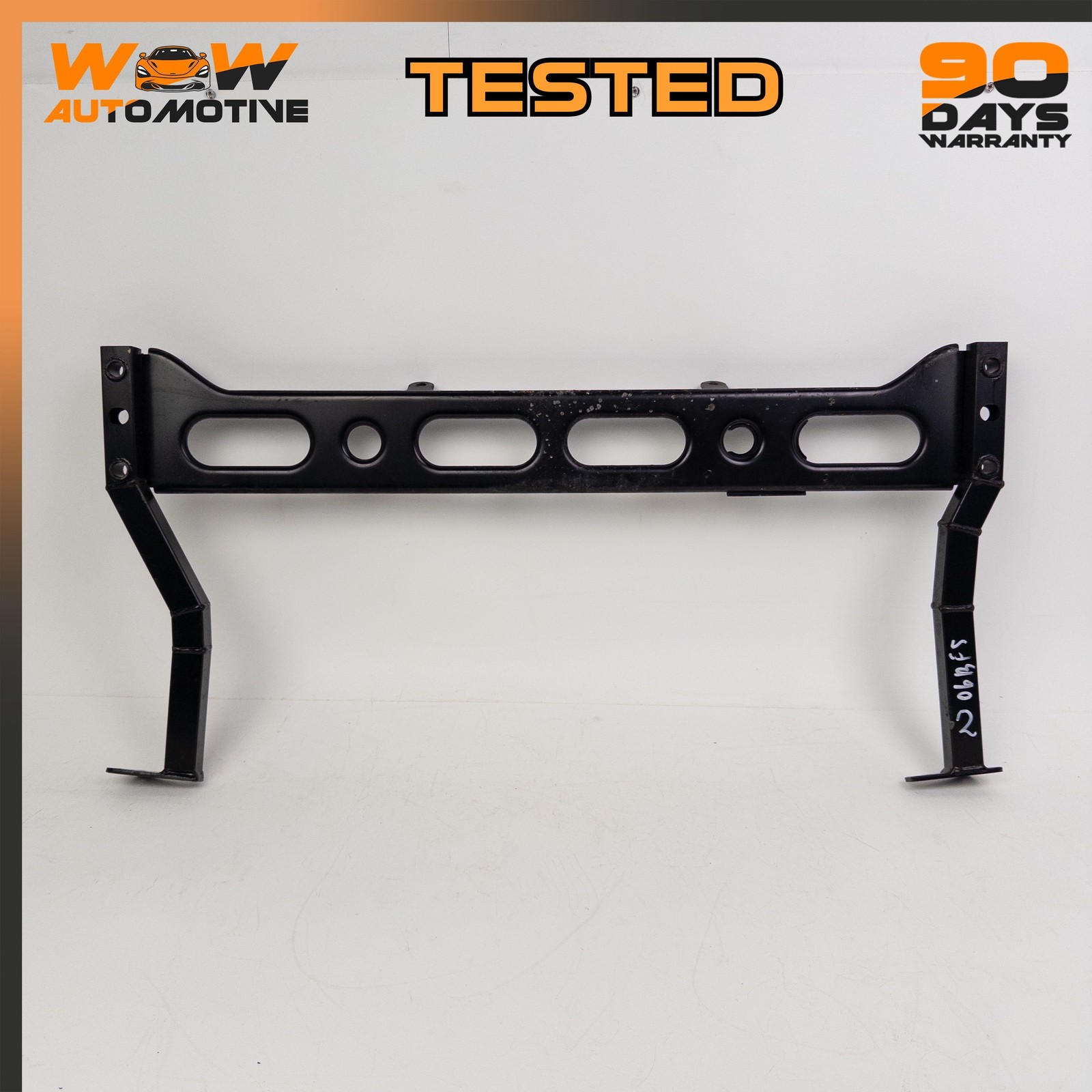 04-13 BENTLEY CONTINENTAL FLYING SPUR RADIATOR SUPPORT BRACKET BEAM BLACK OEM