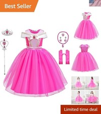 Aurora Princess Costume for Girls 7-8 - Perfect for Birthday  Halloween