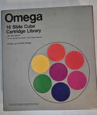 3 Boxes Omega Slide Trays 48 Slide Cubes Total Holds 1920 Slides 240-161