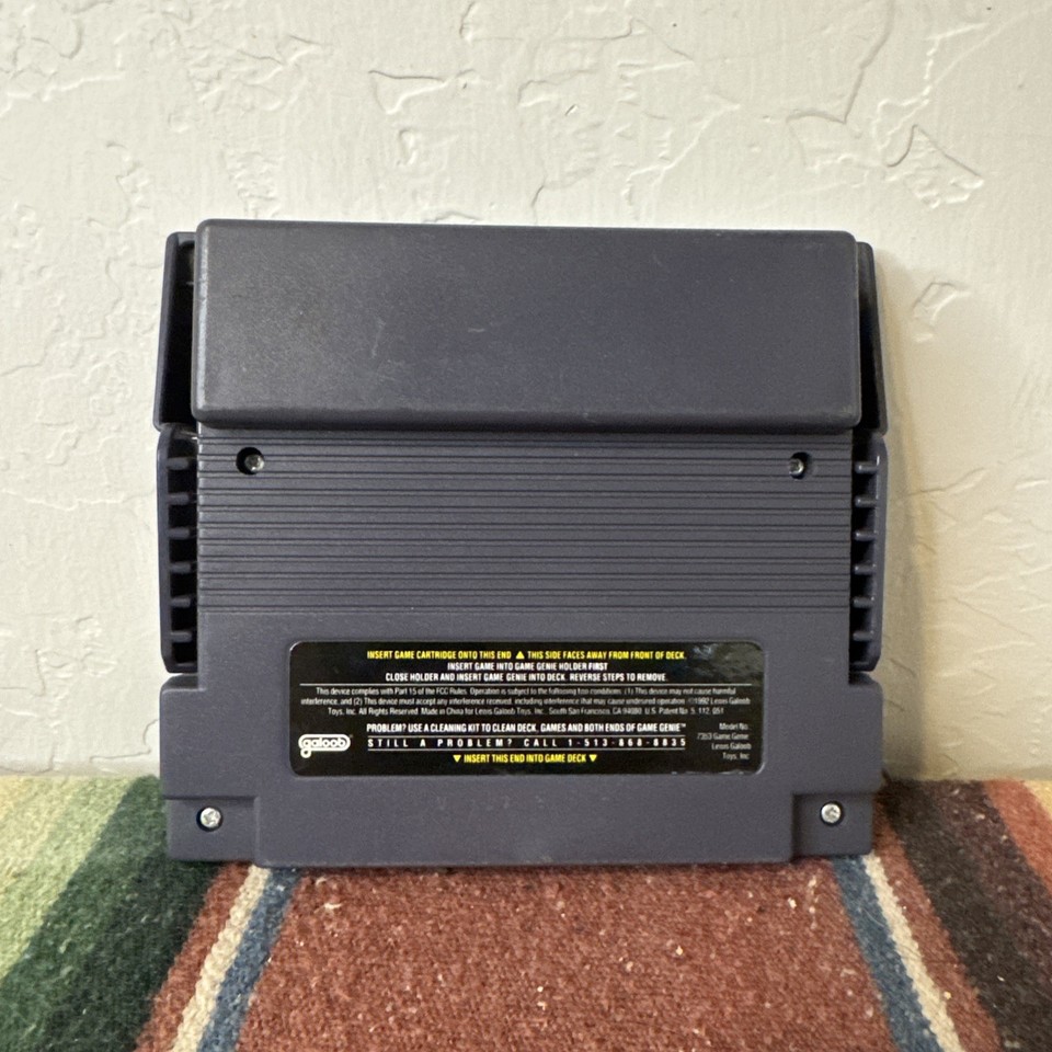 1992 Super Nintendo SNES Game Genie Video Game Enhancer - Tested ...