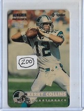 (200) 1996 PRO LINE INTENSE II ~ KERRY COLLINS $3 PHONE CARD #2 LOT