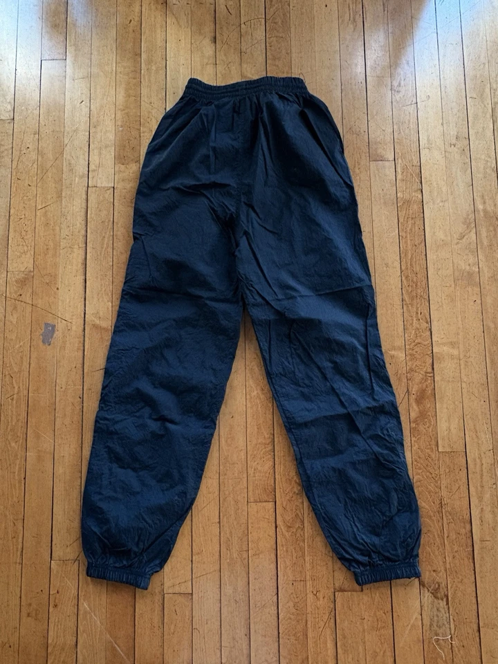 Champion **Vintage** Nylon Ankle Zip Windbreaker Joggers-Black-Women’s M Foto 2 de 4