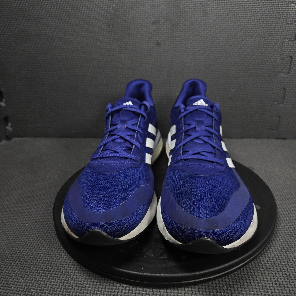 On, Lace-Up Round Toe Mesh / Synthetic Athletic Running Shoes Men Size 11.5 Blue Mens Casual Sneakers Wide Width Men Summer Lightweight  main image 3
