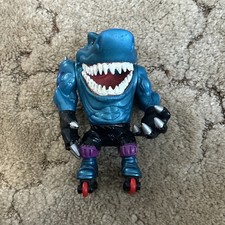 Vtg Mattel Street Sharks 1995 BLADES | Series II 2 - Metalic | action figure