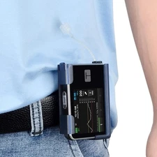 iGuerburn 360° Rotating Case for Tandem tslim X2, Insulin Pump Holder Blue 