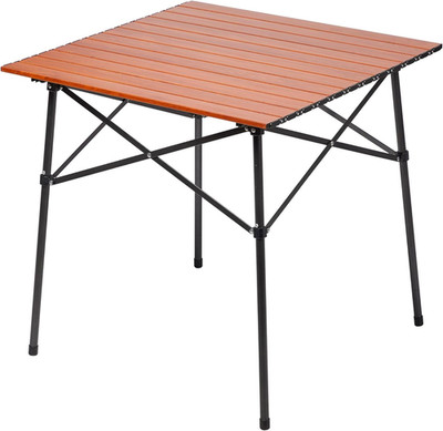 Compact Aluminum Folding Table for 4 with Carry Bag - Perfect for Camping & BBQ
