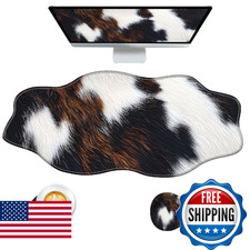 CICPLKSE XXL Mouse Pad with Wrist Support, Desk Mat  Coaster 3-in-1 Set