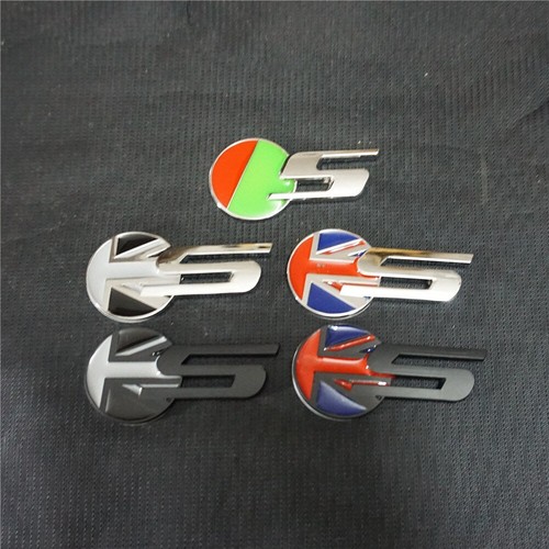 Green Matte Black S Metal Grille Emblem + Badge Decal Sticker Engine Turbo Trunk - Picture 10 of 18