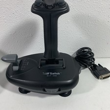 Saitek X7-38 Flight Joystick 4 Button Joystick With Throttle Control
