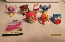 Set of 7 - Disney Doorables Series 2 Let's Go - CRUISE - Stitch, Nemo, Daisy