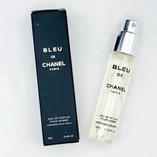 CHANEL BLEU De CHANEL EDP Pour Homme Travel Sample Spray 10ml/.34oz - Authentic