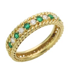 USED Christian Dior Ring Twist rope US 7.5 K1...