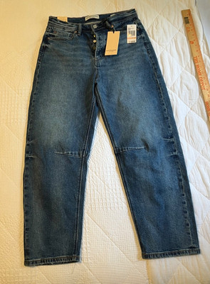 Scotch & Soda Women s Barrel Jeans Button-fly High Waist Size 28