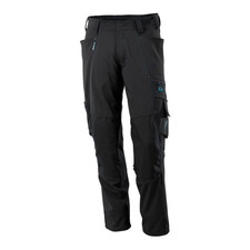 Mascot Hose Bundhose Arbeitshose Knietaschen Stretchstoff schwarz Größe 90C47