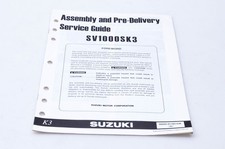 OEM Suzuki 99505-01183-03E SV1000SK3 Assembly & Pre-Delivery Service Guide