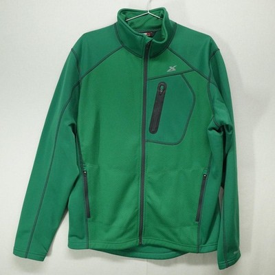 Gander Mountain Jacket Mens Large Green GSX  Full Zip Performance Active