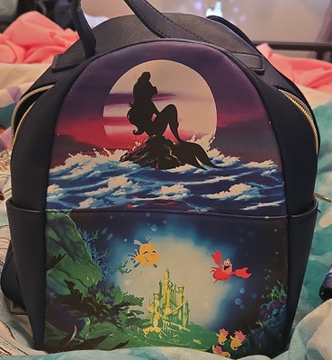 Loungefly Disney The Little Mermaid Mini Backpack and matching wallet 