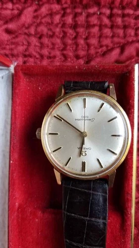 1968 Vintage Omega Seamaster 600 Gold Cal 601 34mm. Original box documentation.