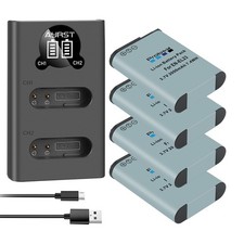 EN-EL23 Battery  LED USB Charger for Nikon Coolpix B700, P900, P600, P610, S810