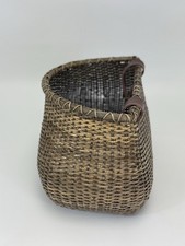 Panier Vélo Vintage Nantucket Lightship En Osier Naturel – Taille Adulte, Look Rétro