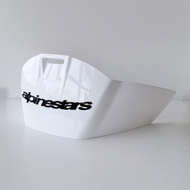 Alpinestars (Helmet Spares) S-R10 - RACE Spoiler (Solid Gloss White)