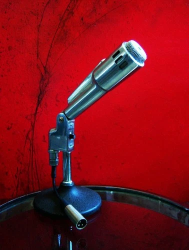 Vintage 1950s Electro Voice 664 dynamic cardioid microphone Hi Z w cable 664A #2